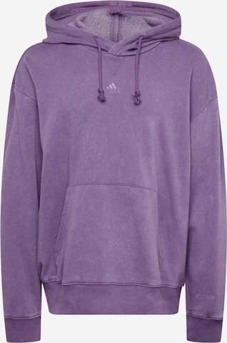 ADIDAS SPORTSWEAR - Sweatshirt de desporto 'All Szn' em roxo: frente