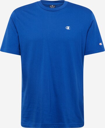 T-Shirt Champion Authentic Athletic Apparel en bleu : devant