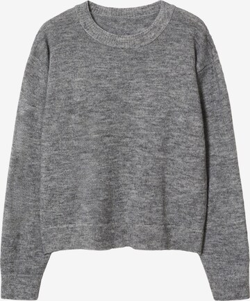 MANGO Sweater 'Sensei' in Grey: front