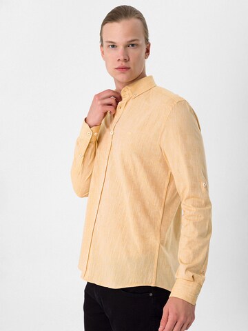 Moxx Paris Regular fit Srajca | rumena barva