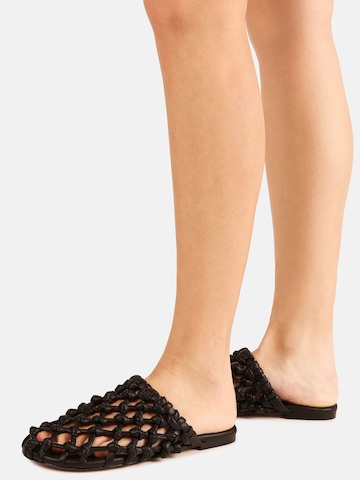 BRONX Nizki natikači 'ann-aya' | črna barva