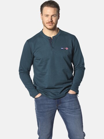 Jan Vanderstorm Sweatshirt 'Jornsen' in Blauw: voorkant