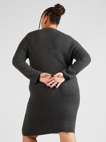 ONLY Carmakoma Knitted dress 'Ibi' in Grey