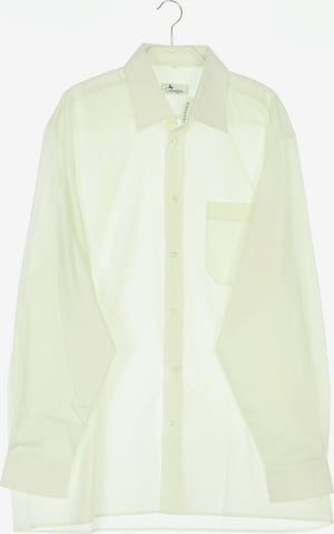 Camargue Button Up Shirt in L in White: front