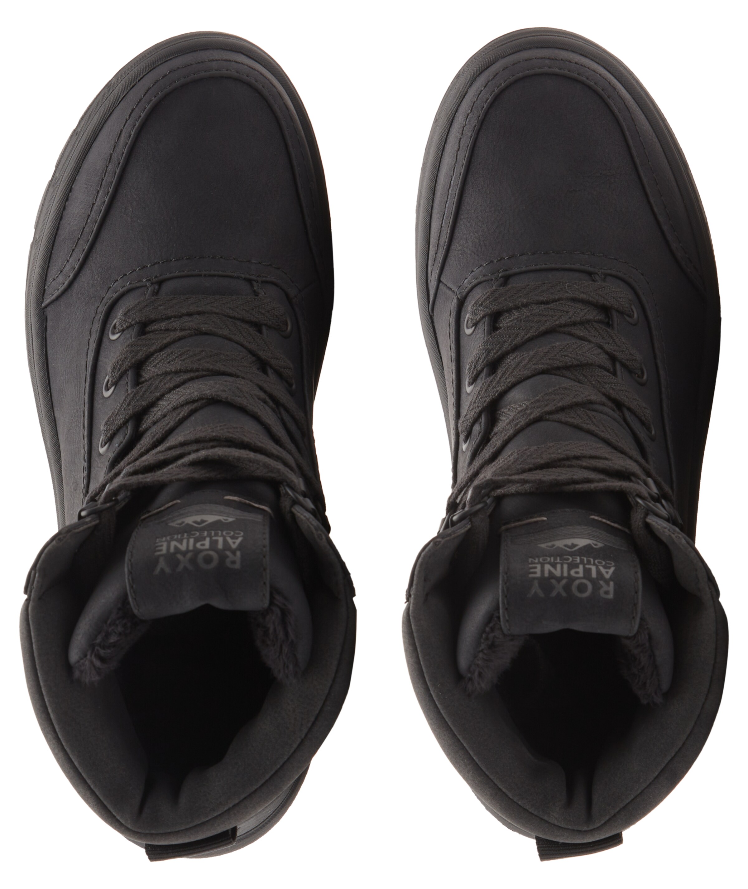 ROXY Lace-Up Ankle Boots in Black