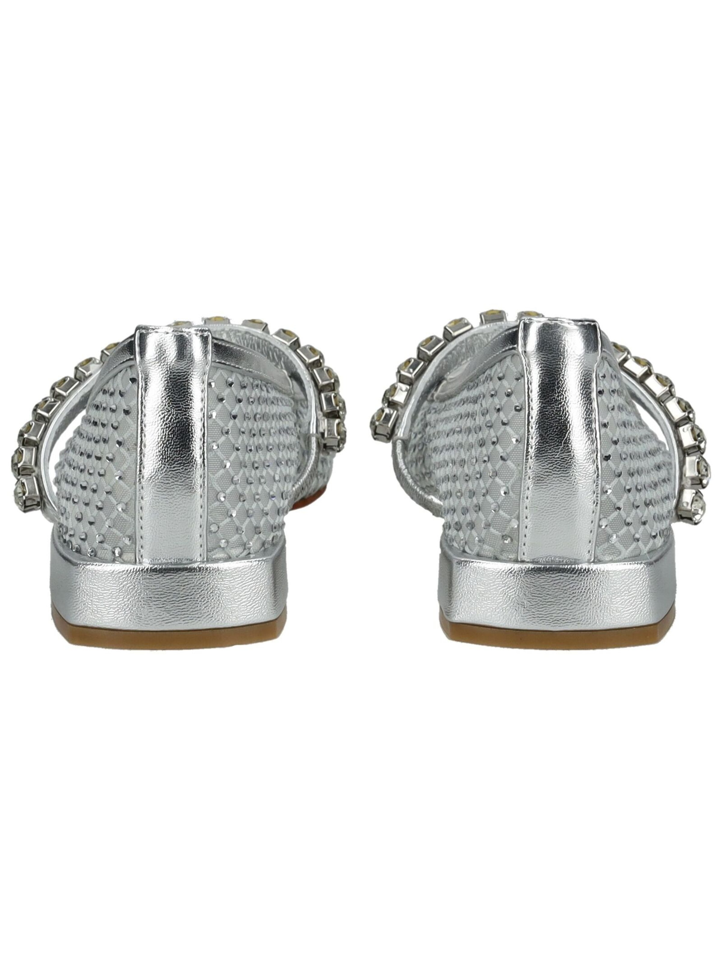 Ballerines à lanières Alma En Pena en argent