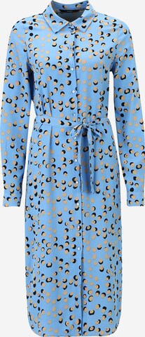 Vero Moda Tall Košilové šaty 'Nya' – modrá: přední strana