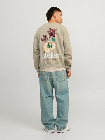 JACK & JONES Sweatshirt 'Brooklyn' in Grijs
