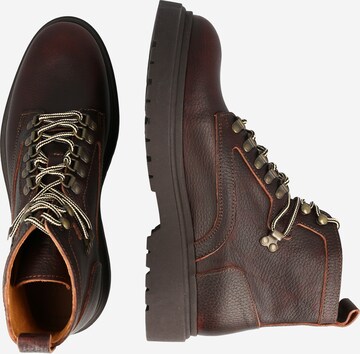 SELECTED HOMME Lace-up boots in Brown