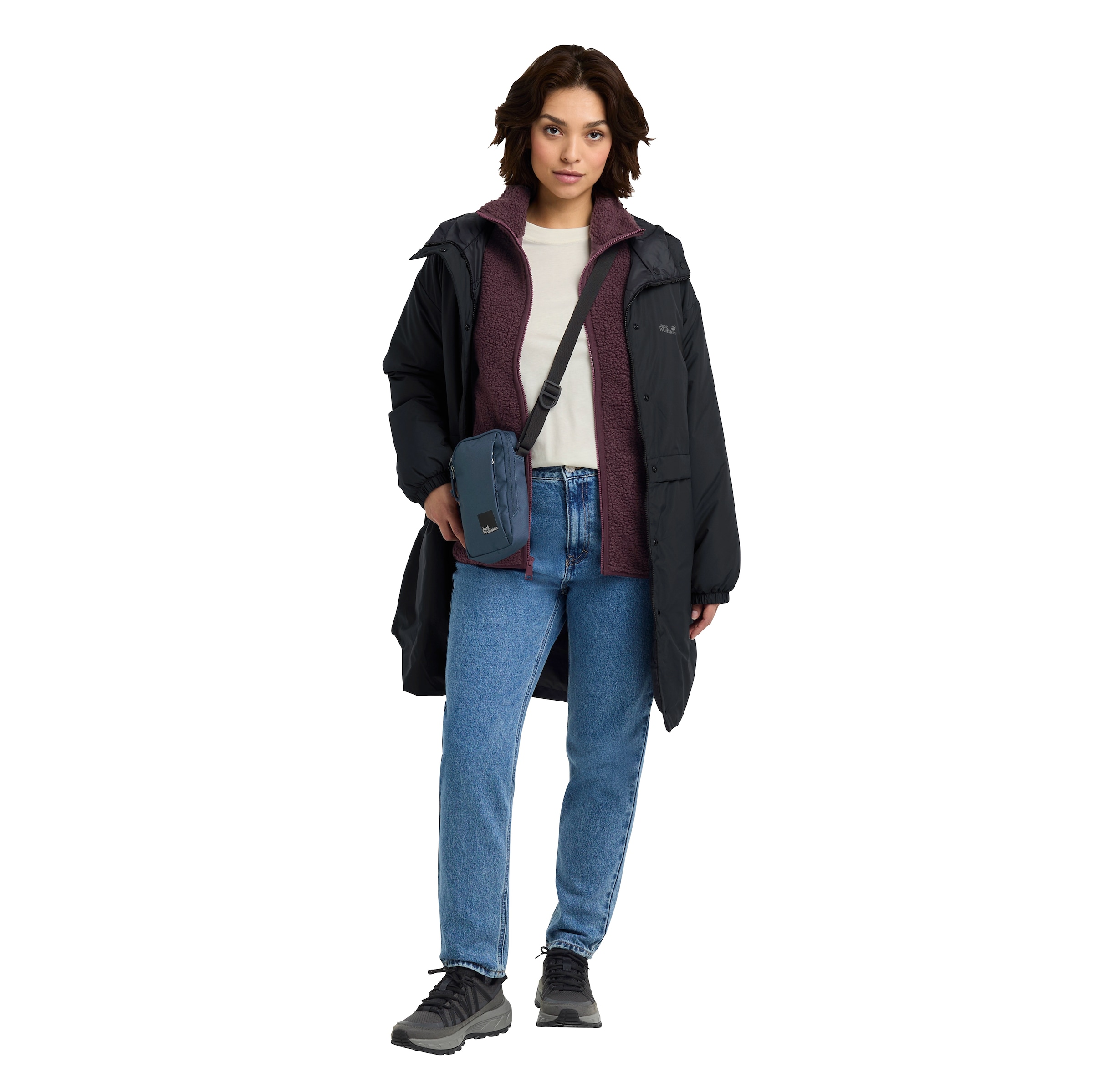 JACK WOLFSKIN Performance Jacket in Black