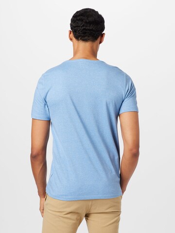 Lindbergh T-Shirt 'Mouliné' in Blau