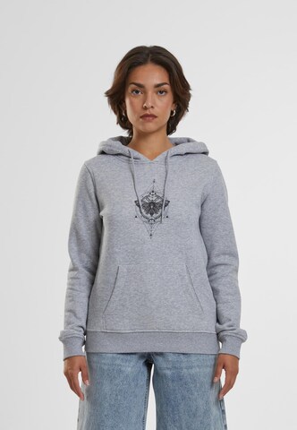 Merchcode Sweatshirt in Grey: front