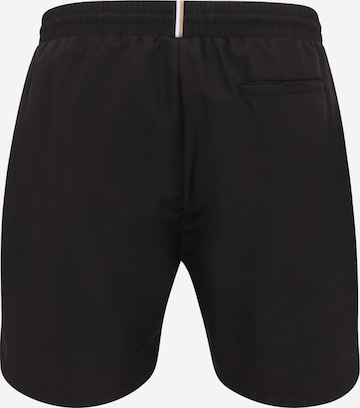 BOSS Orange Badeshorts 'Starfish' in Schwarz