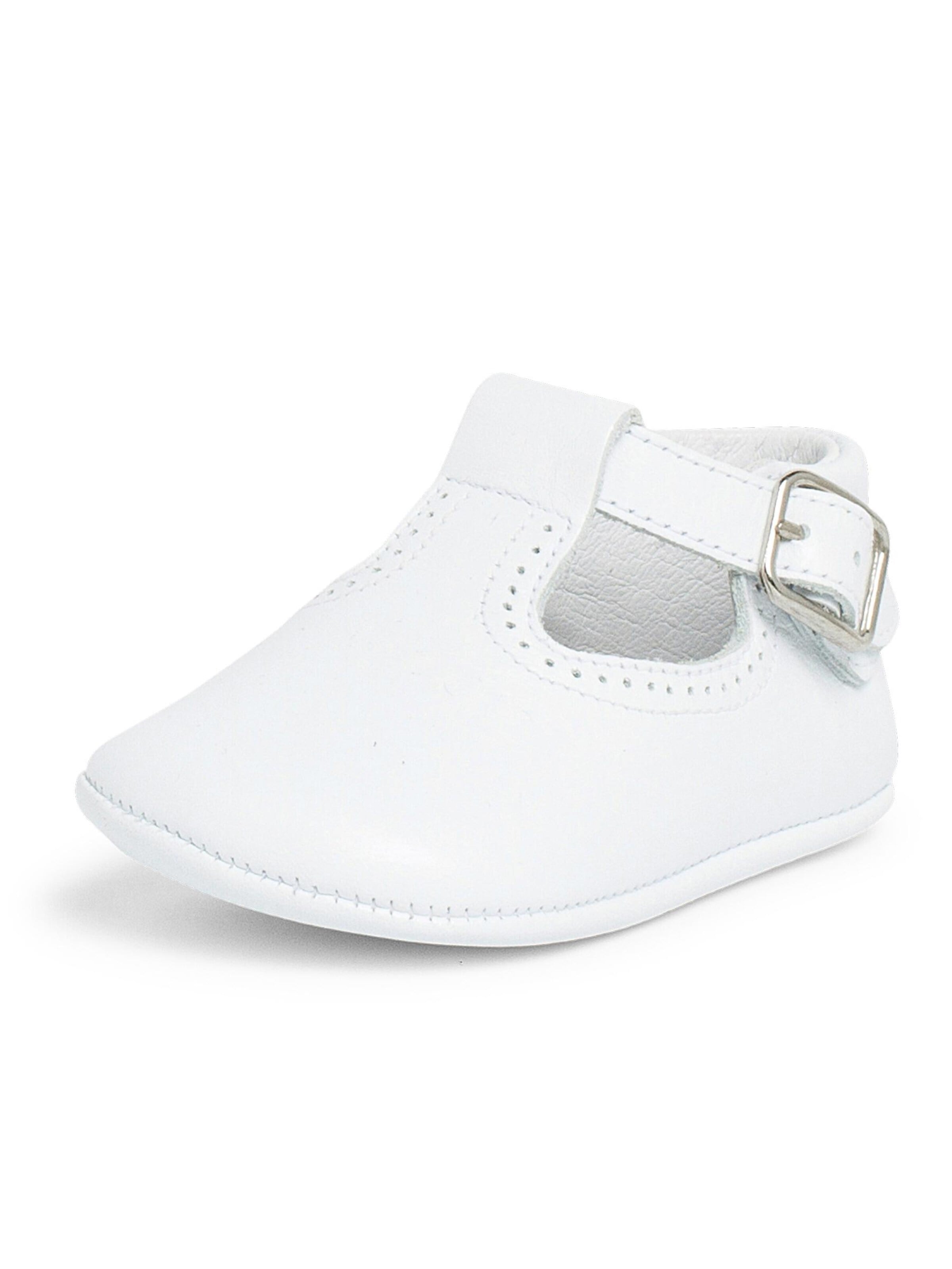 Pisamonas First-step shoe in White: front