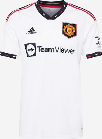 ADIDAS SPORTSWEAR Trikoo 'Manchester United 22/23 Away' värissä valkoinen: edessä