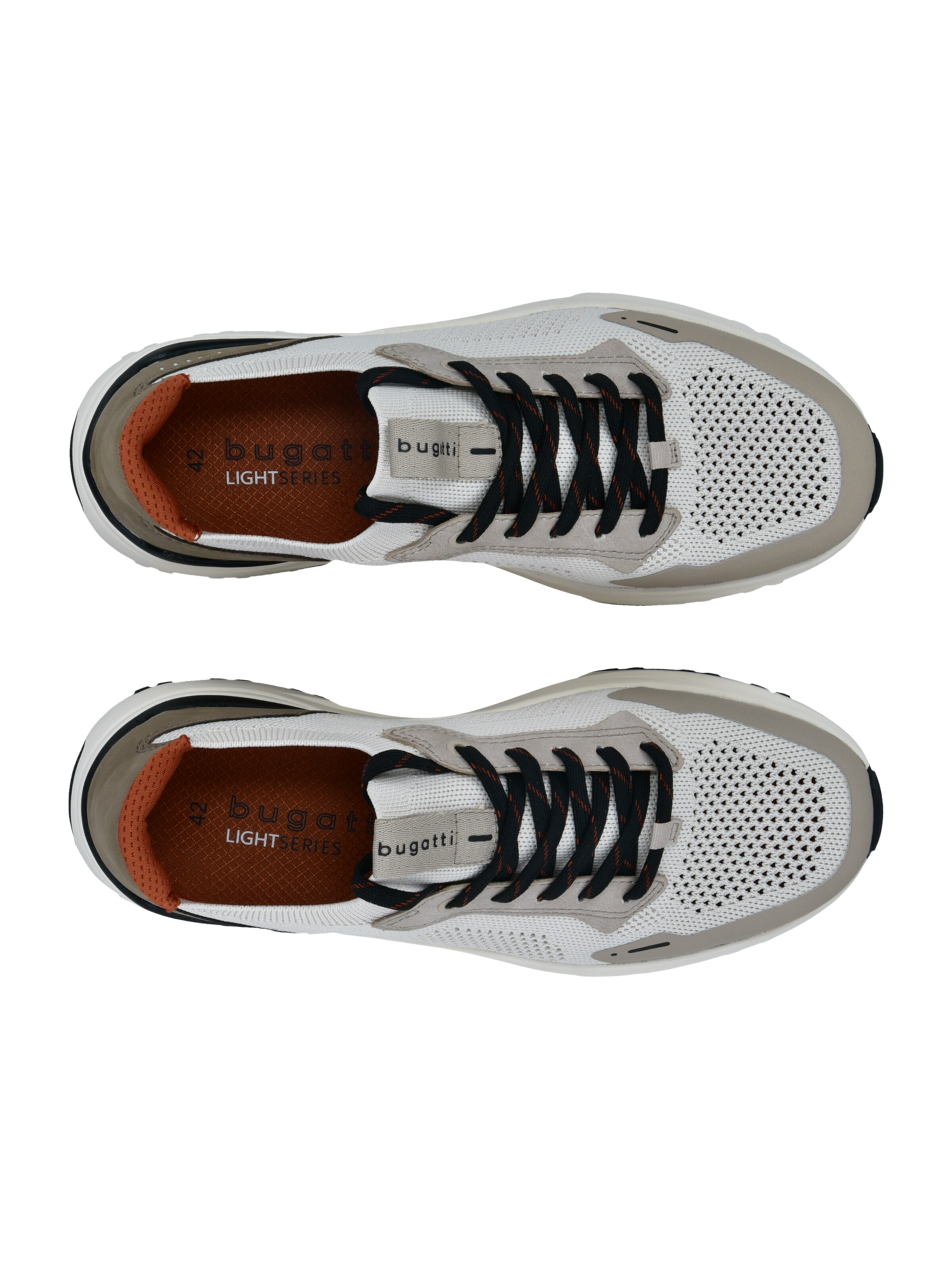 Baskets basses bugatti en blanc