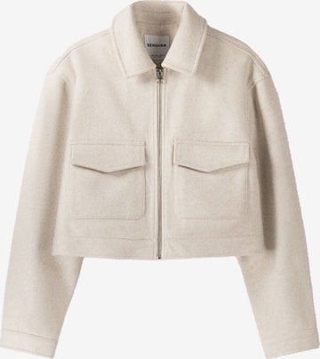 Bershka Jacke in Beige: Vorderseite
