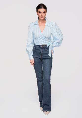 Ombre Blouse in Blue