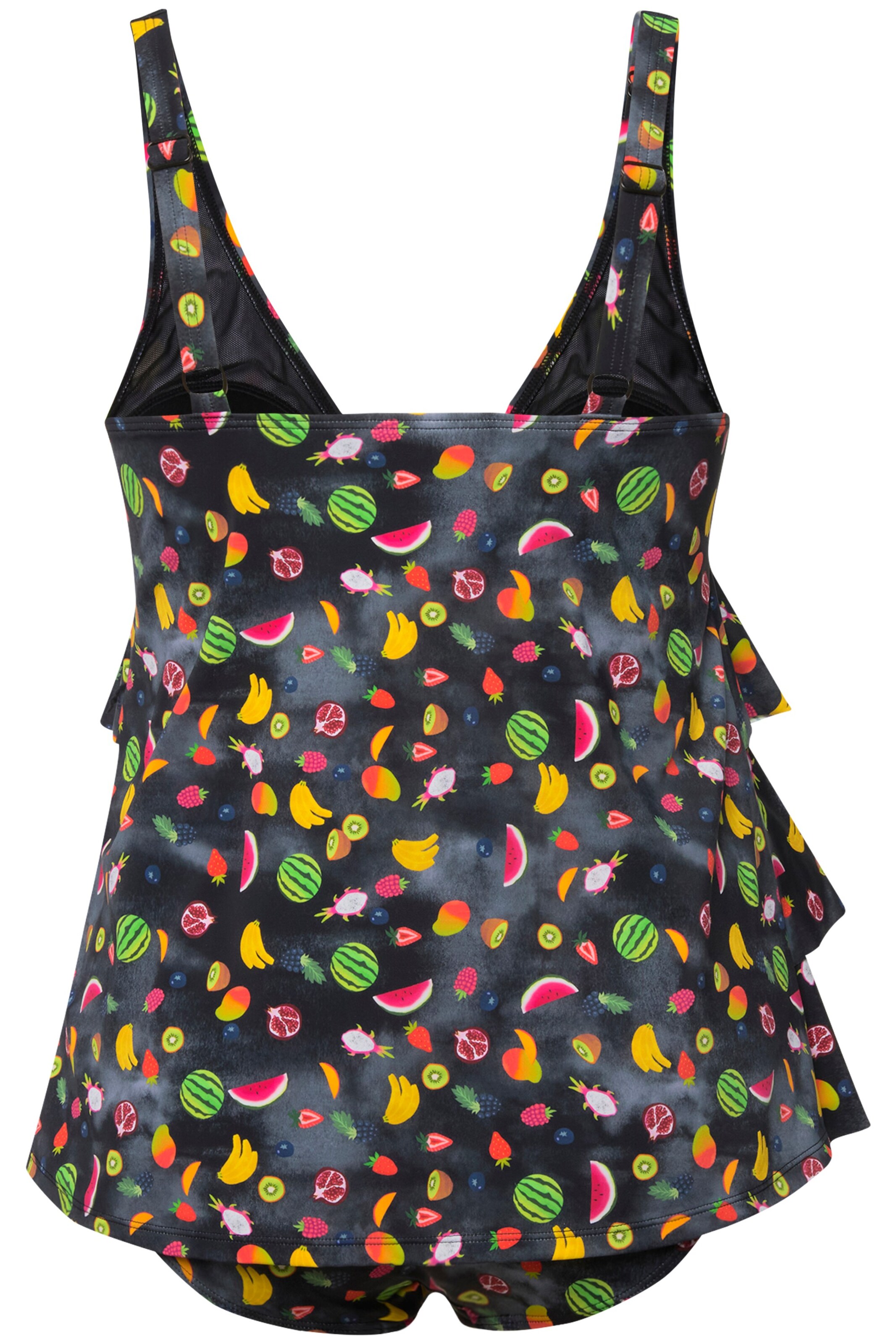 Ulla Popken Bralette Tankini in Black