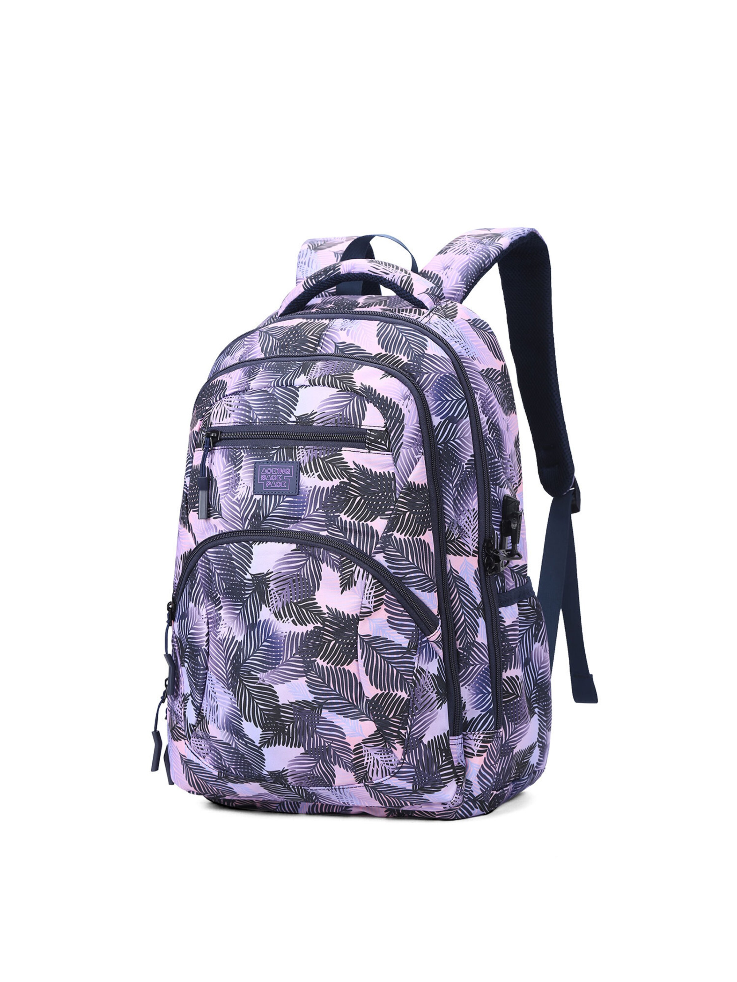 Aoking Rucksack in Lila: Vorderseite