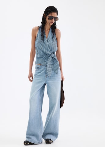 MANGO Top 'TRUFA' | modra barva