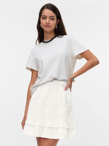 VERO MODA Юбка 'VMPretty' в Белый: спереди