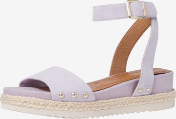 TAMARIS Sandalen met riem in Lila: voorkant