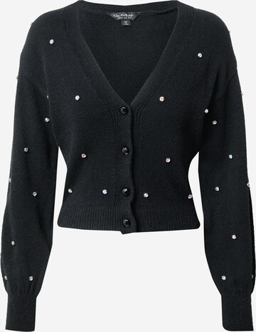 Miss Selfridge Knit Cardigan in Black: front