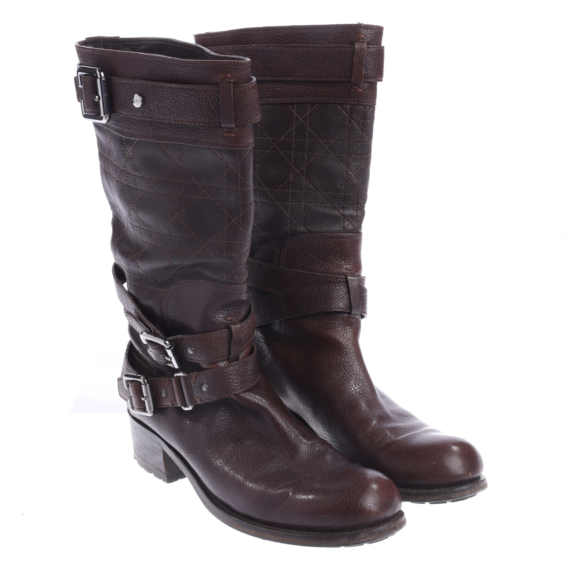 Dior Dress Boots in 38 in Brown, Item view