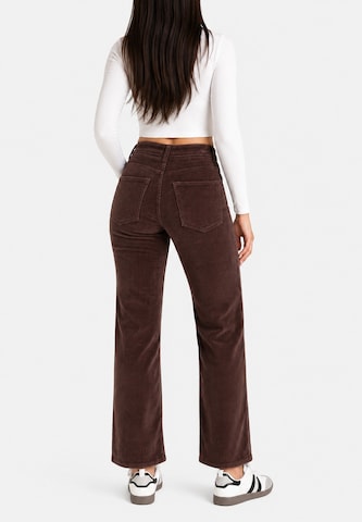 Regular Pantalon Elara en marron
