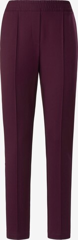 Peter Hahn Tapered Broek in Lila: voorkant