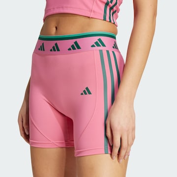 ADIDAS PERFORMANCE Skinny Sportshorts 'Hyperglam' in Pink