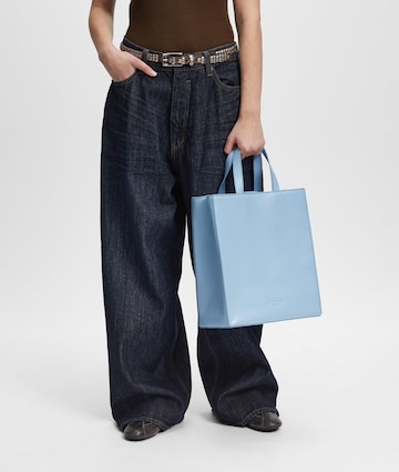 Liebeskind Berlin Handtas ' PAPER BAG ' in Blauw: voorkant