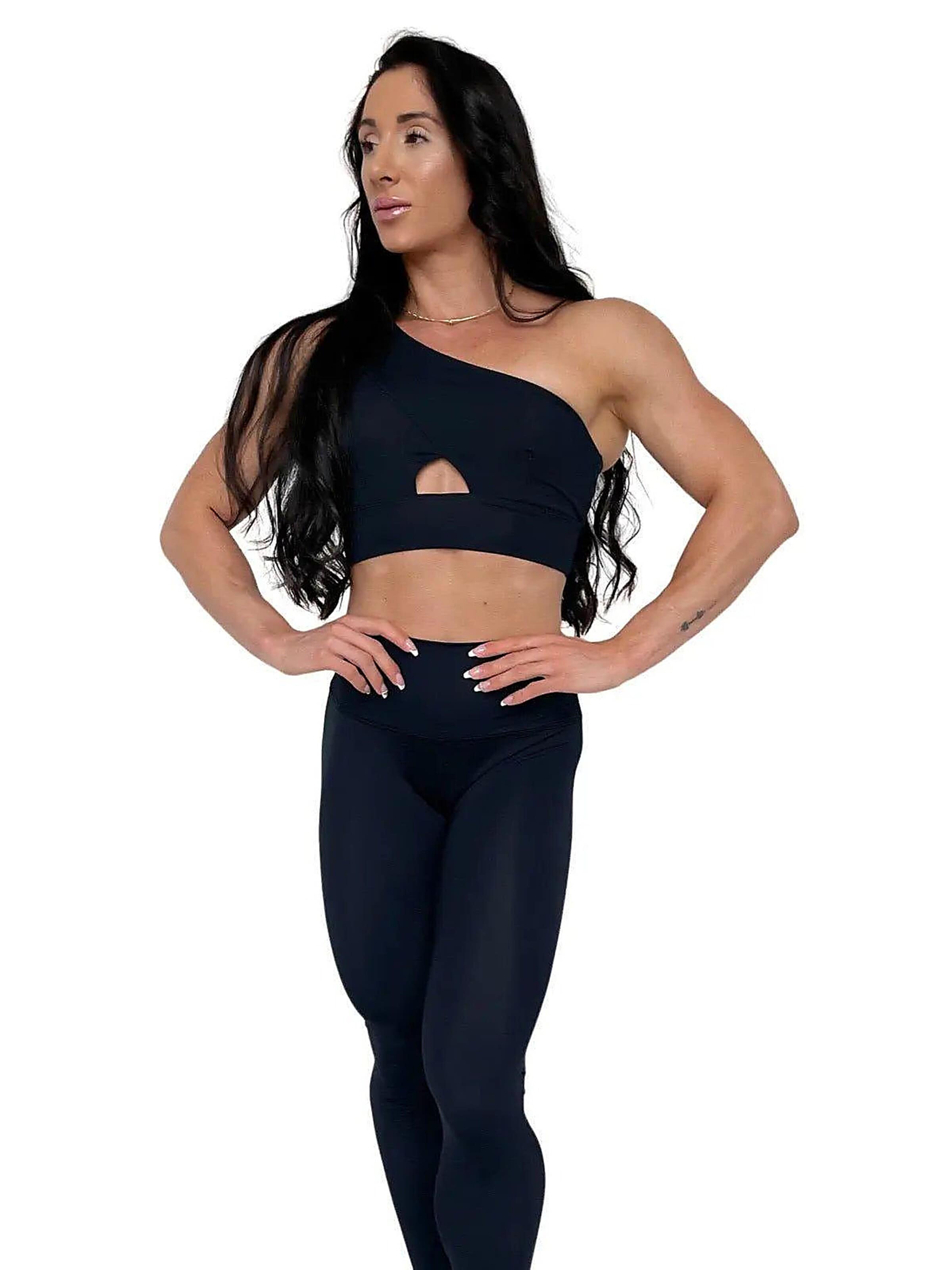 LUXFEEL - Skinny Leggings 'Leggings mit hoher Taille Myself' en negro
