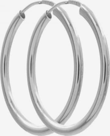 Fiocco Jewelry Earrings 'Hoops' in Silver: front