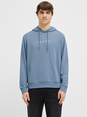 JJ Rebel - Sweatshirt 'JREBROCKY' em azul: frente