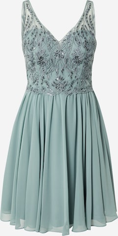 Laona - Vestido de cocktail em verde: frente