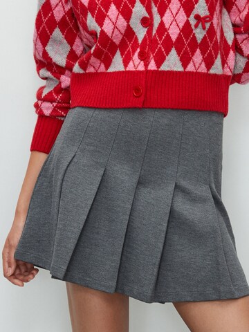 Next - Falda en gris: frente