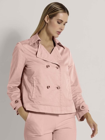 Veste mi-saison MADELEINE en rose : devant