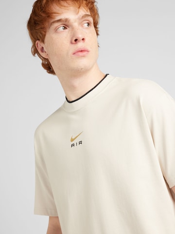 Nike Sportswear - Camisa 'AIR' em castanho