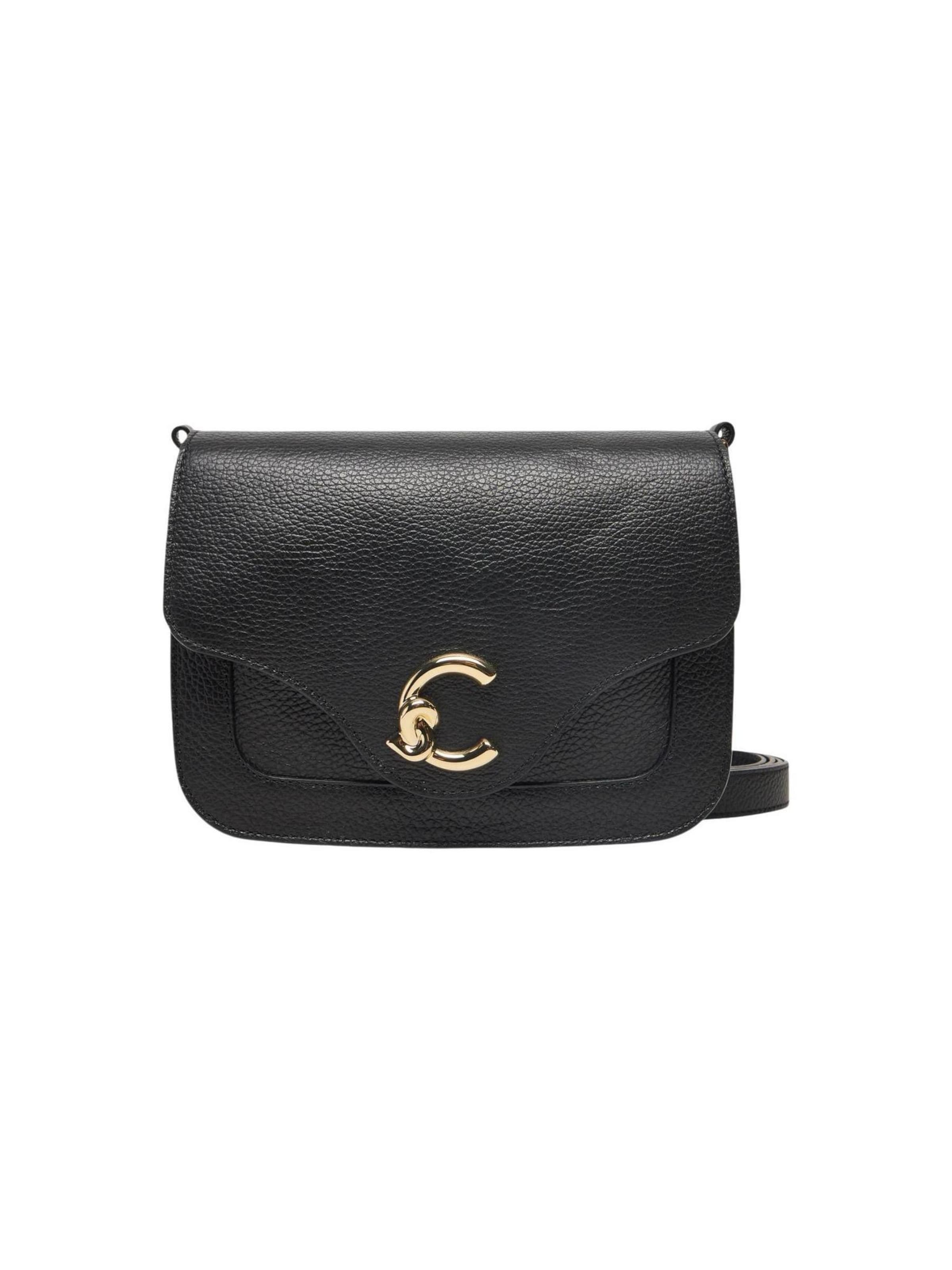 Coccinelle - Bolso de hombro 'C-ME E1 SSL 15 01 21' en negro: frente
