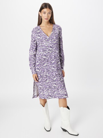 MADS NORGAARD COPENHAGEN Dress 'Chakra' in Purple: front