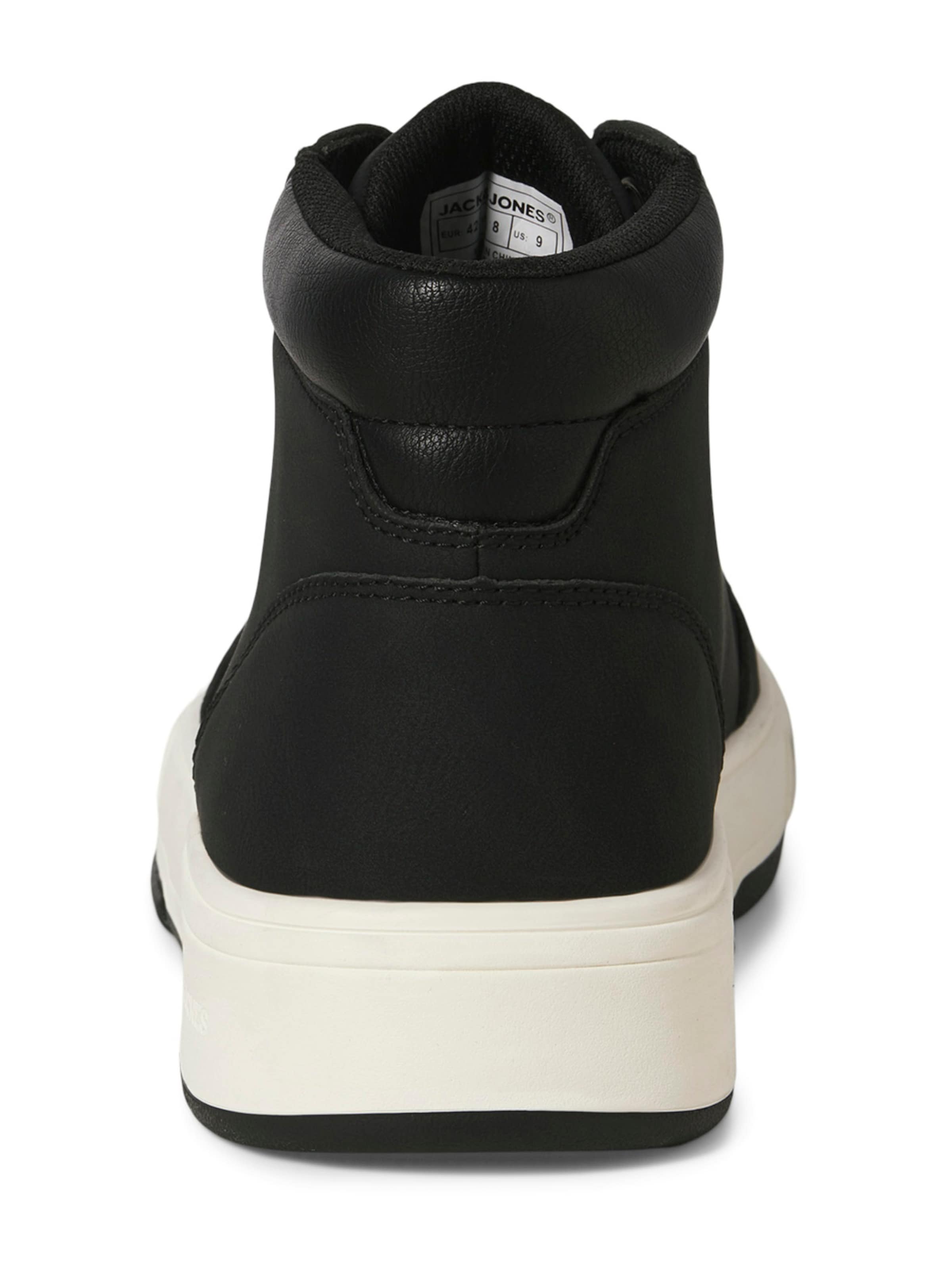 JACK & JONES Боти с връзки 'JFWEDMUND' в сиво