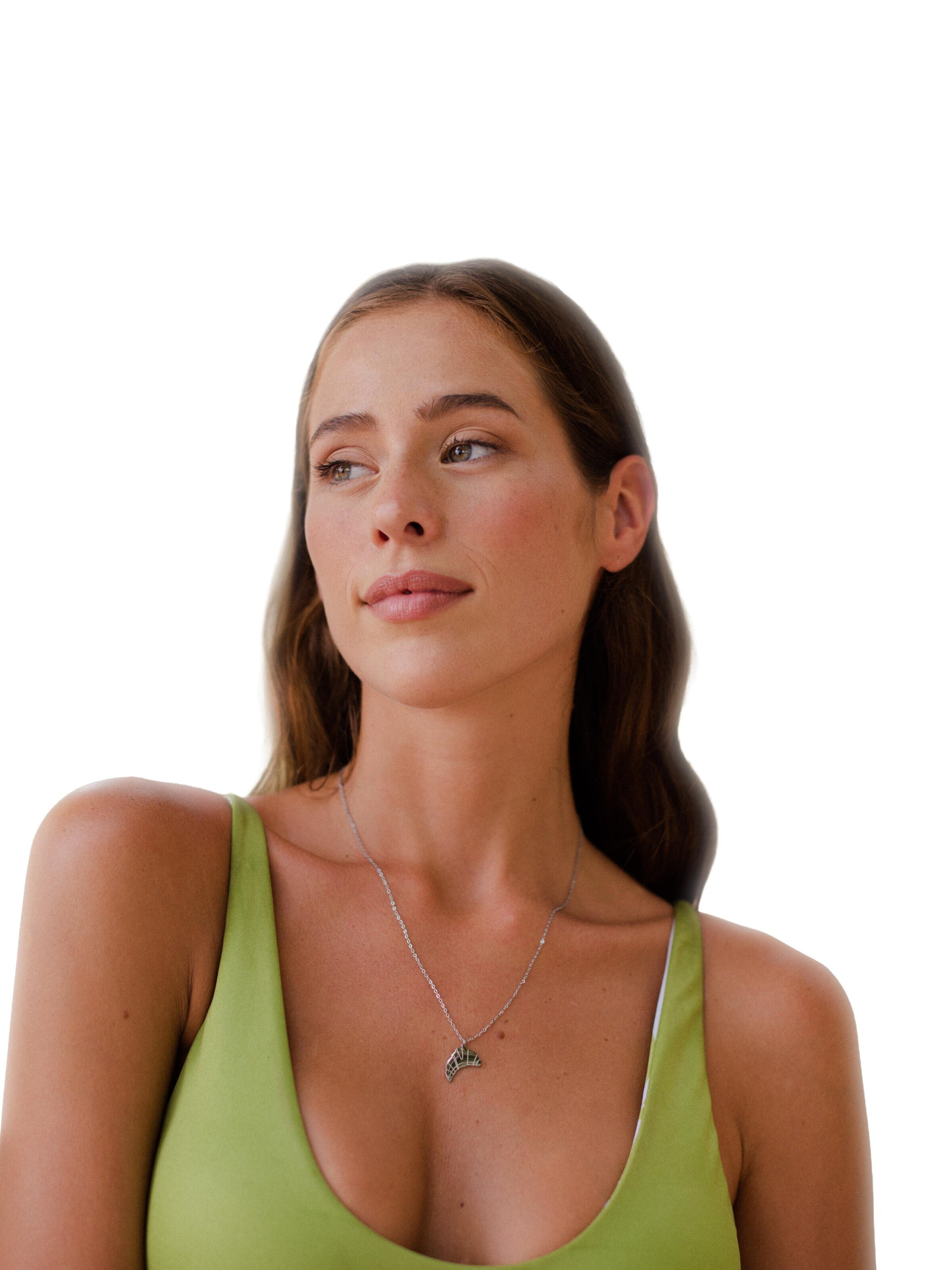 LUUK LIFESTYLE Necklace in Silver: front