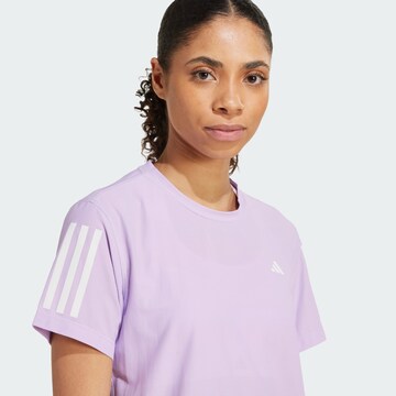 ADIDAS PERFORMANCE Functioneel shirt 'Own The Run' in Lila