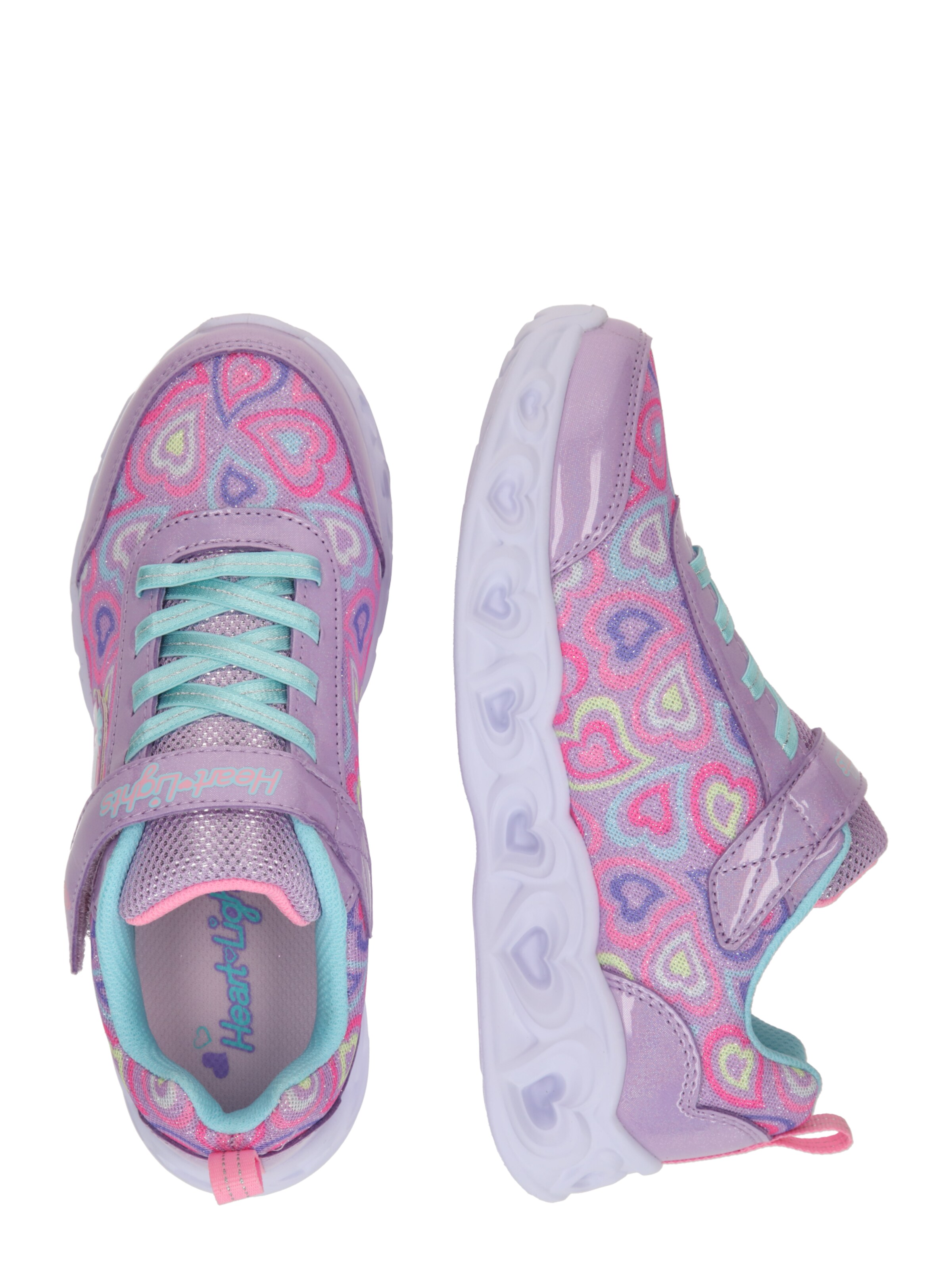 Sneaker 'HEART LIGHTS - BOOGIE LOVE' di SKECHERS in lilla