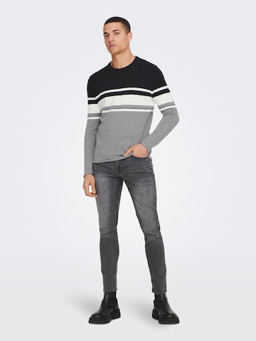 Only & Sons Pullover 'Niguel' i blå