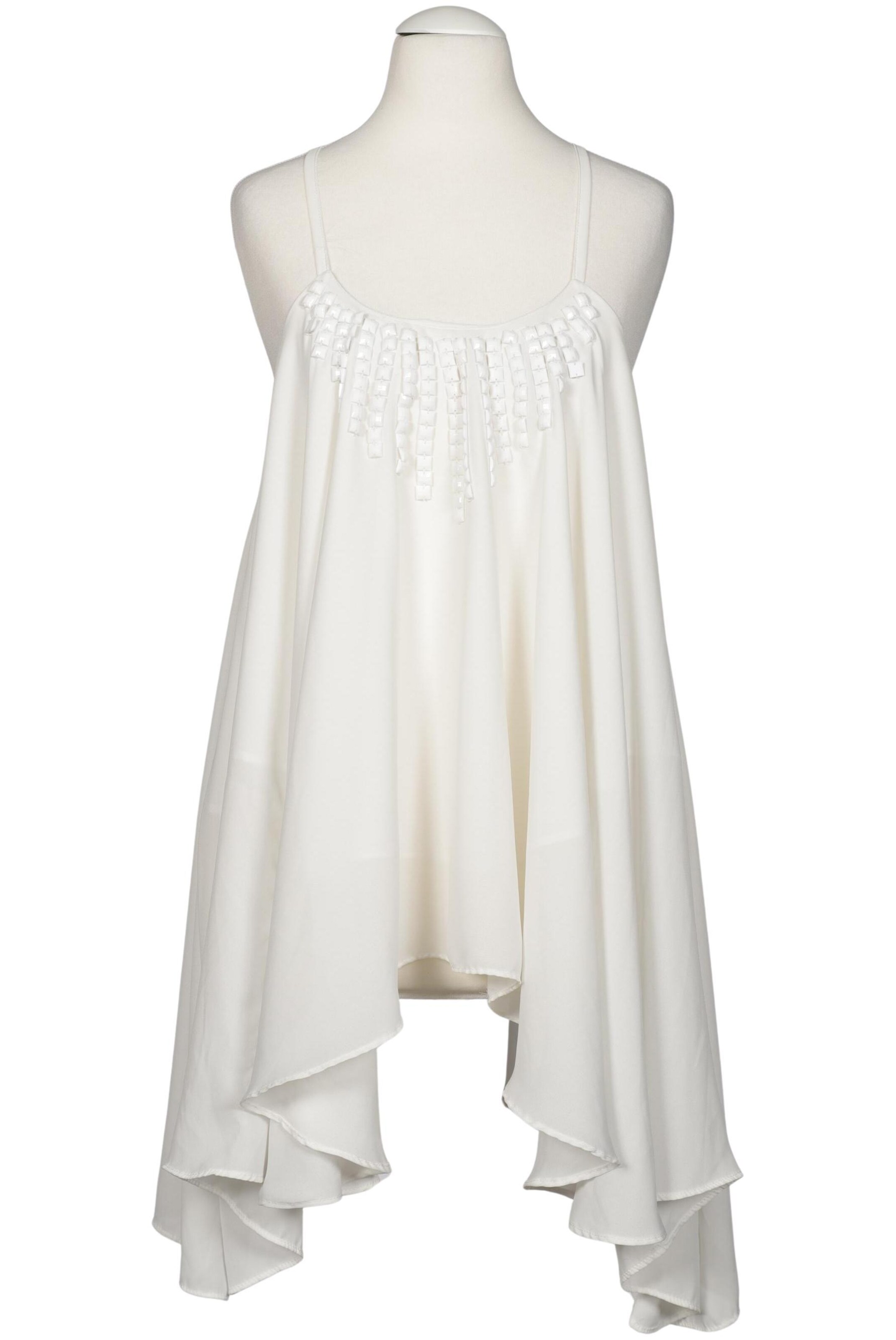 Forever Unique Bluse XXXS-XXS in Weiß: Vorderseite