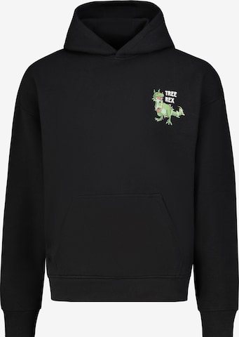 Sublevel Sweatshirt in Schwarz: Vorderseite