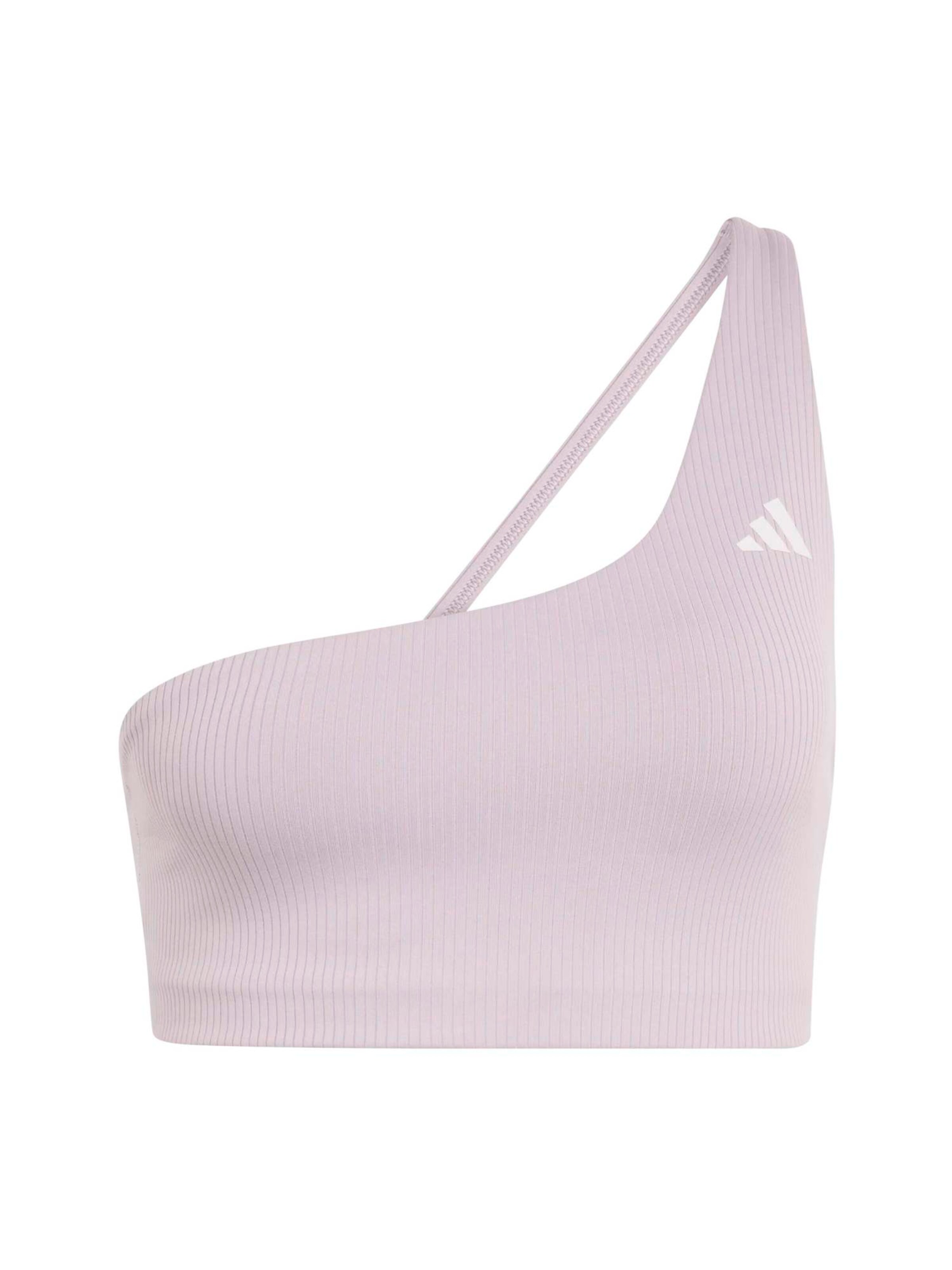 ADIDAS PERFORMANCE Спортивный бюстгальтер 'Optime' в Лиловый: спереди
